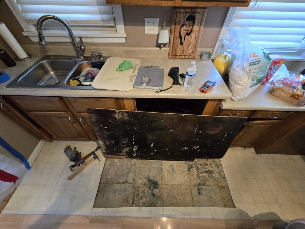 Residential Water Damage and Mold Remediation After Kitchen Leak in Pleasure Ridge Park, KY