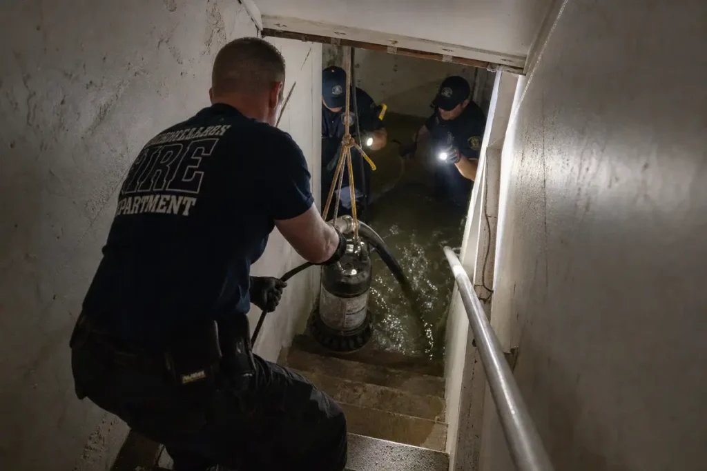 Emergency basement water extraction methods in Louisville KY