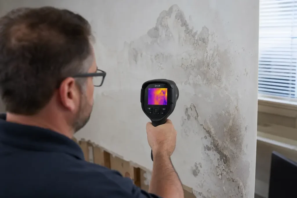 Emergency water damage assessment with thermal imaging in Louisville KY
